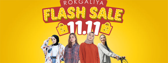 ROKGALIYA Flash Sale 11.11 buat kamu!