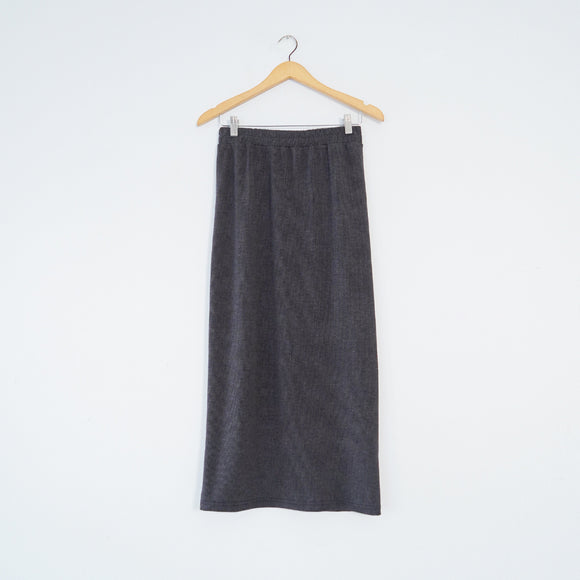 Ribby Skirt - Charcoal