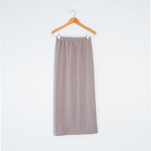 Ribby Skirt - Taupe