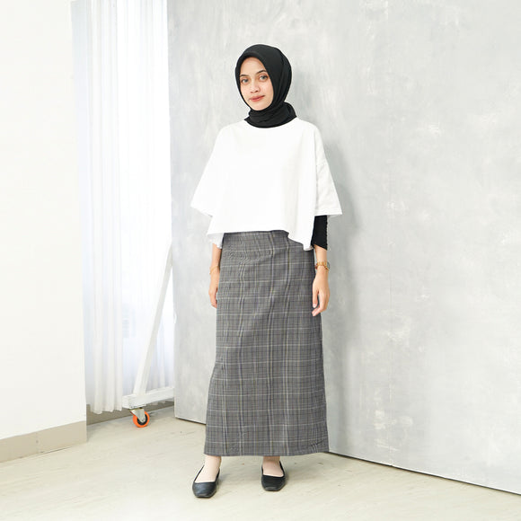 Basic Plaid Skirt - Mel