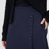 Rami Skirt - Deep Navy