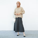 Moon Crop Shirt - Cream
