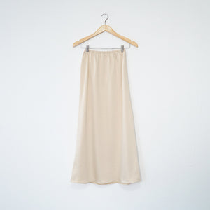 Slip Skirt - Satin Butter