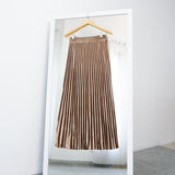 Velvet Skirt Brown