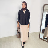 Ribby Skirt - Mocca