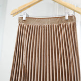 Velvet Skirt Brown