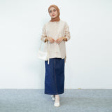 Nabiya Oversized Shirt Coffee