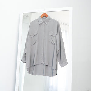 Pocky Oversized Shirt Grey