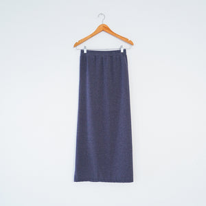 Ribby Skirt - Dark Denim