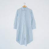 Emma Long Shirt - Stripe Blue Sky