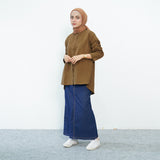 Nabiya Oversized Shirt Sea