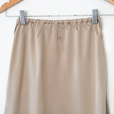 Slip Skirt - Satin Mocca