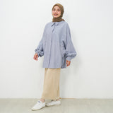 Crin Oversize Shirt - Sea