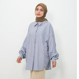 Crin Oversize Shirt - Sea