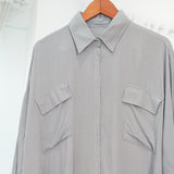 Pocky Oversized Shirt Grey