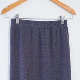 Ribby Skirt - Dark Denim