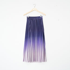 Velvet Skirt Violet Blue