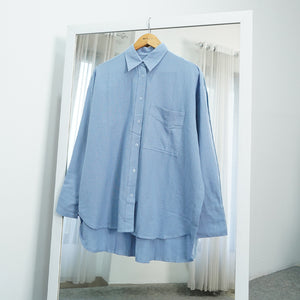 Nabiya Oversized Shirt Sea