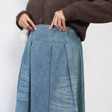 Cloud Jeans Skirt - Medium Blue