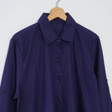 Emma Long Shirt - Navy