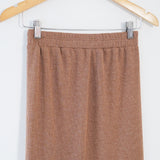 Ribby Skirt - Mocca