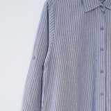 Emma Long Shirt - Stripe Denim