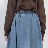 Cloud Jeans Skirt - Medium Blue