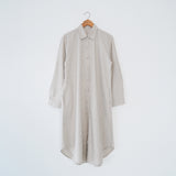 Emma Long Shirt - Stripe Beige