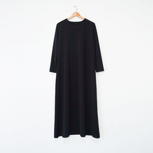 Basic Knit Dress - Black