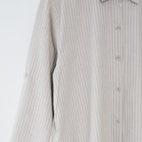 Emma Long Shirt - Stripe Beige