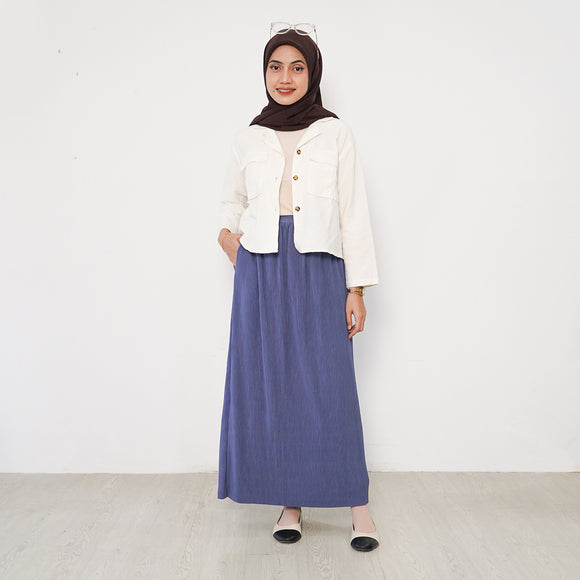 Mide Skirt - Denim