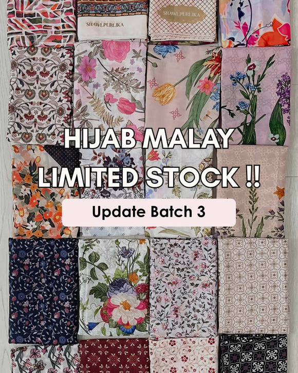 HIJAB MALAY UPDATE MOTIF (BATCH 3)