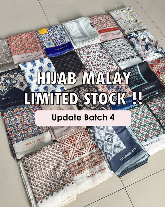 HIJAB MALAY UPDATE MOTIF (BATCH 4)