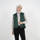Padded Vest Turqoise