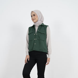 Padded Vest Turqoise